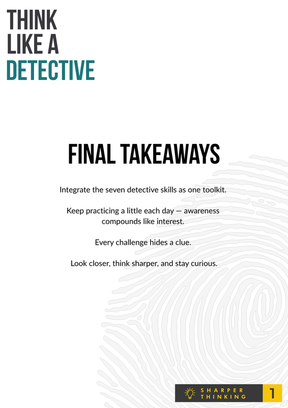 Think Like a Detective study guide page 10 preview