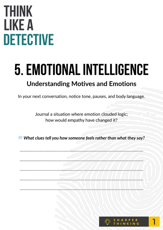 Think Like a Detective study guide page 7 preview