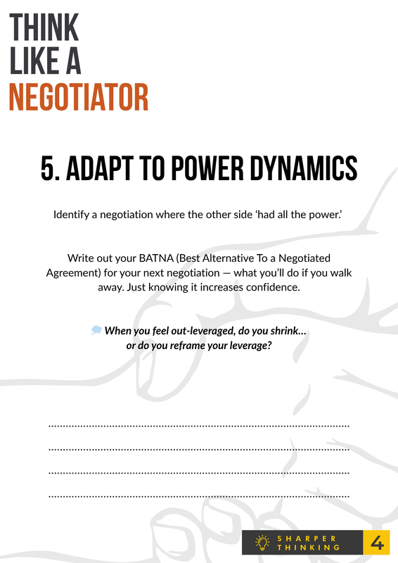 Think Like a Negotiator study guide page 7 preview